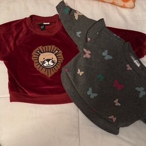Lion Appliqué Red Kids Shirt